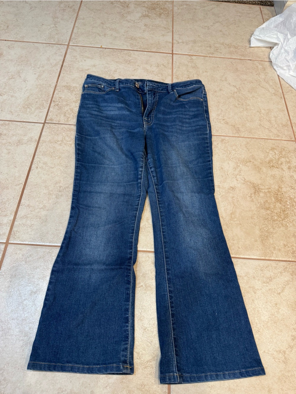 Seven7 Dark Blue Flare Jeans